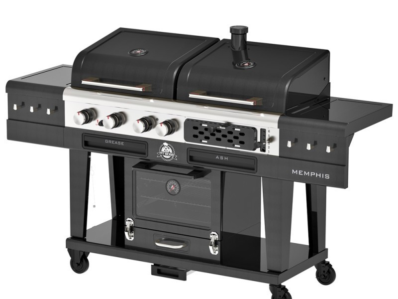 Комбінований гриль Pit Boss Memphis Ultimate 2.0 Combo угільно-газовий з коптильною камерою 11064 Код: 012901 Рівне - фото 3