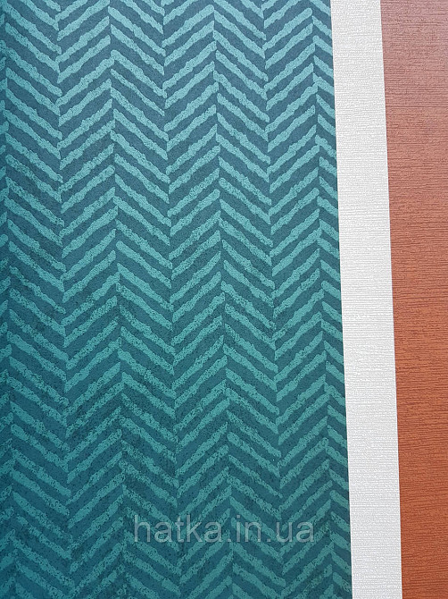 Шпалери флізелінові еко Khroma Zoom Bahia 0.53х10.05 смужки ялинкою різні кольори Київ - фото 4