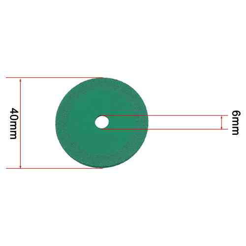 Диск алмазный 40мм для резки стекла керамики, двухсторонний Вінниця
