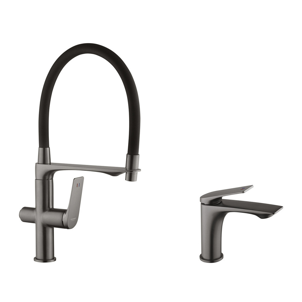 Набор смесителей Kroner Graz-GRP03815 + смеситель Graz-GRP010 Киев - изображение 1