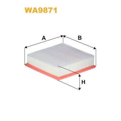 Повітряний фільтр для автомобіля Wixfiltron WA9871 Вінниця - фото 1