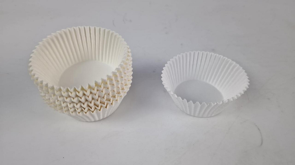 Тартолітка для кексів 125А кругла біла D55 H35 (100 шт.) (1 уп.) Харків - фото 2