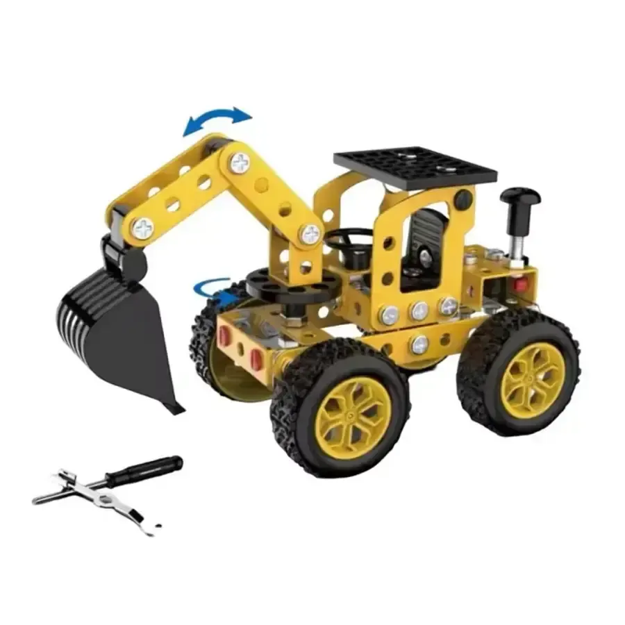 Детский конструктор инженерная машинка YK667 112 pcs Коломыя - изображение 1