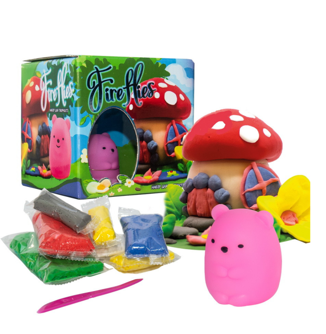 Набір для творчості 30412 (укр) "Fireflies - ведмедик", в кор-ці 11,5-11,3-11,5 см, шт Київ - фото 1