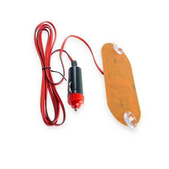 Табличка диодная красная штекер в прикуриватель ТАКСИ Мукачево