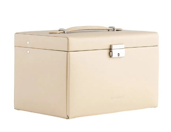 Скринька для коштовностей Friedrich Lederwaren Cordoba на 4 відділення (24х15,5х15 см) Бежево-коричневий Київ