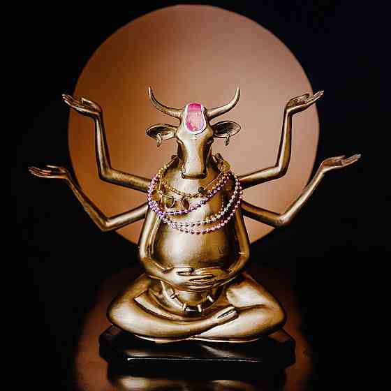 Статуэтка корова Buddha (Size М) коллекционная Медный Киев