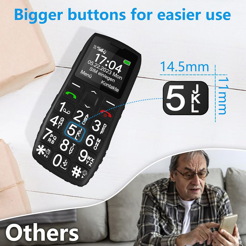 Мобільний кнопковий телефон Artfone C1+4G(товар вживаний) Луцк - изображение 2