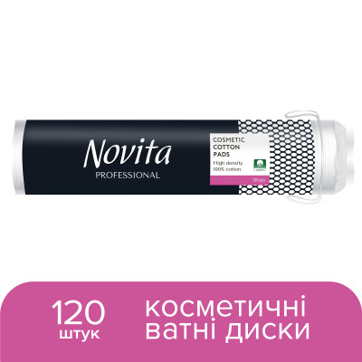 Ватні диски Novita Professional 120 шт. (4744246016024) Вінниця - фото 2