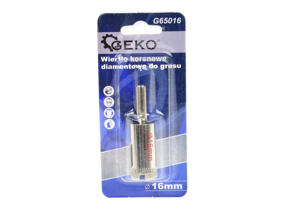 Коронка алмазна скла/кераміки "GEKO"  16мм Киев - изображение 2