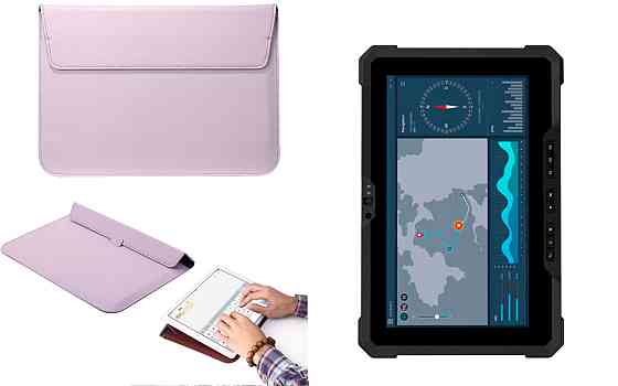 Чохол-конверт VitoCase для Dell Latitude 7220, з функцією підставки для планшета Фіолетовий Київ