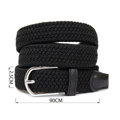 Ремінь Vintage Текстильний жіночий Чорний (20546) Вінниця - фото 3