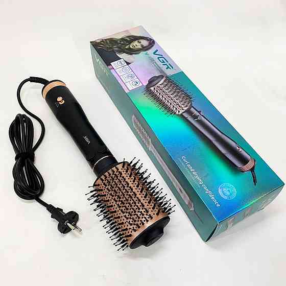 Сучасний фен для укладання, Професійний фен-гребінець з іонізацією, Хороший фен для волосся KP-46 Івано-Франківськ