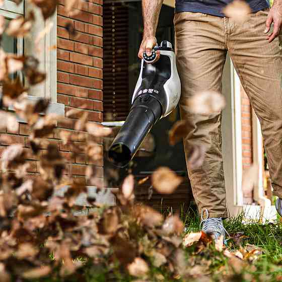 Акумуляторна повітродувка садова Litheli 560CFM, живлення від павербанку (2шт УМБ Litheli Power Bank 20000 mAh, 45 W, 4А в комплекті) Киев