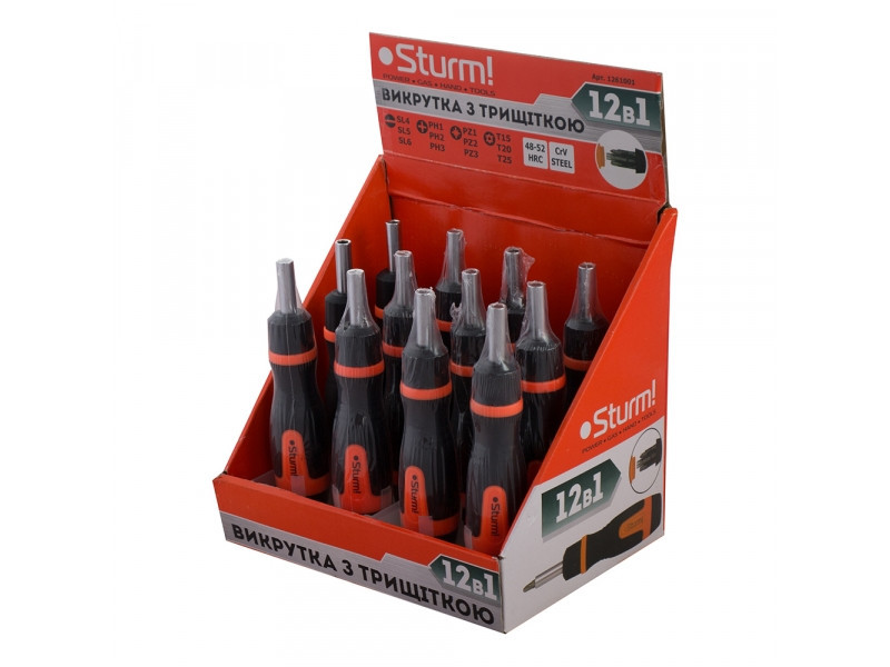 Викрутка з тріскачкою 12 в 1 1261001 (читувати опис) Рівне - фото 2