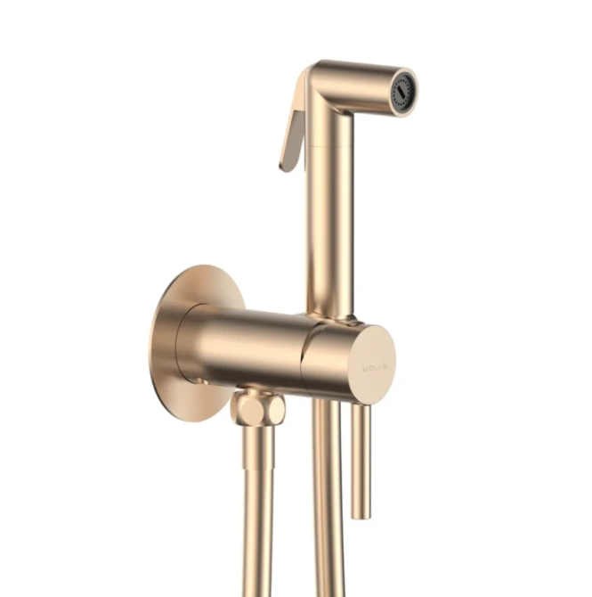 Гигиенический набор скрытого монтажа VOLLE SISTEMA H35 cepillado bronce 1590.160321 бронза/сатин Киев - изображение 1