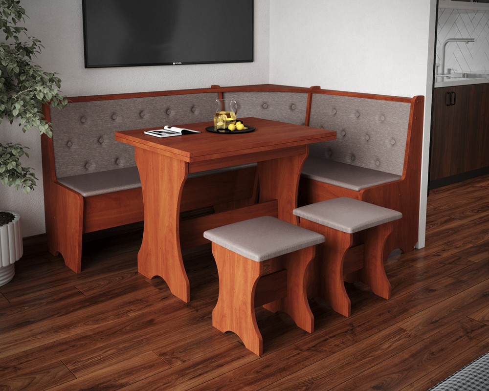 3 табурета (комплект) 35х35х44 см / mebelservice / Яблоня Львов - изображение 6