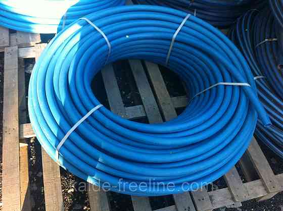 Труба из полиэтилена ПЭТ Ворсклапласт (вторичка) д.50 синяя (100) Харків