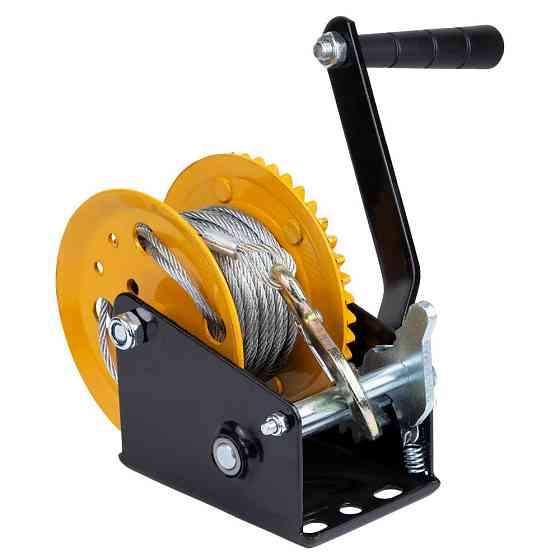 Лебідка ручна барабанна сталева трос 10 м×5мм, 550 кг SIGMA (6134011) Київ
