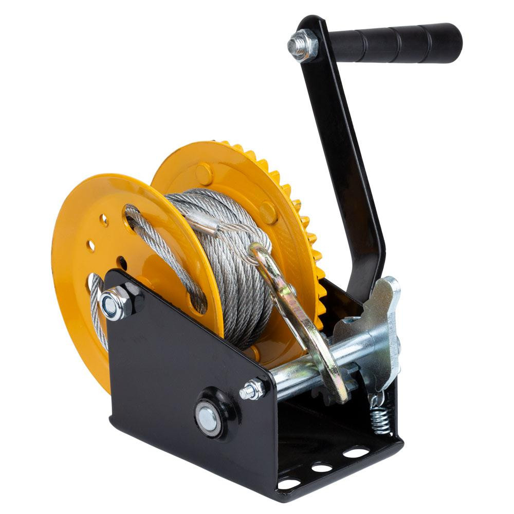 Лебідка ручна барабанна сталева трос 10 м×5мм, 550 кг SIGMA (6134011) Київ - фото 5