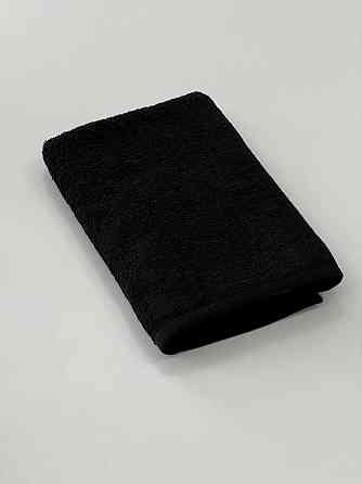 Рушник махровий Ideal Textile однотонний 50х90 см 360 г/м2 (56861134) Для рук та обличчя, чорний Чернівці