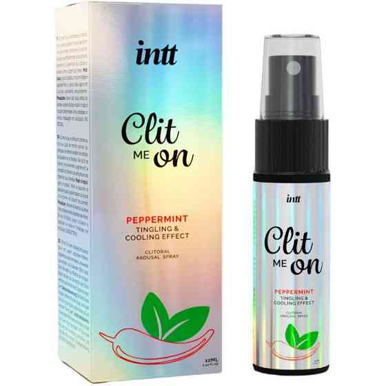 Возбуждающий спрей для клитора Intt Clit Me On Peppermint Cooling Effect 12 мл, охлаждающий эффект Sex Aura Киев
