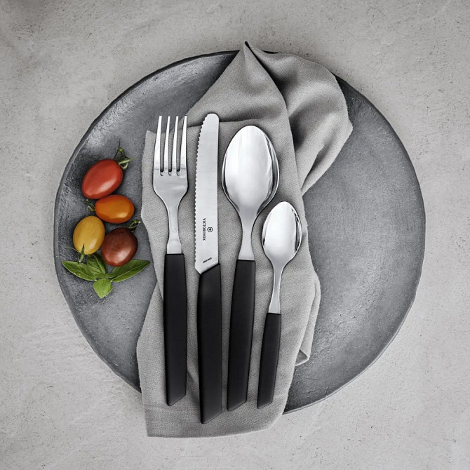 Кухонна столова ложка Swiss Modern Table (Чорна) Вінниця - фото 4