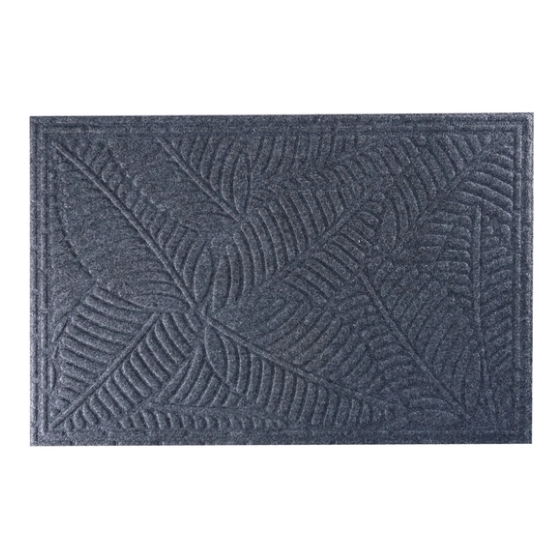 Килимок побутовий текстиль 75*45*0,5см К-502-2 сірий ДУБНО Житомир - фото 1