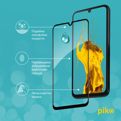 Стекло защитное Piko Full Glue Samsung A25 5G Black (1283126574948) Винница - изображение 4
