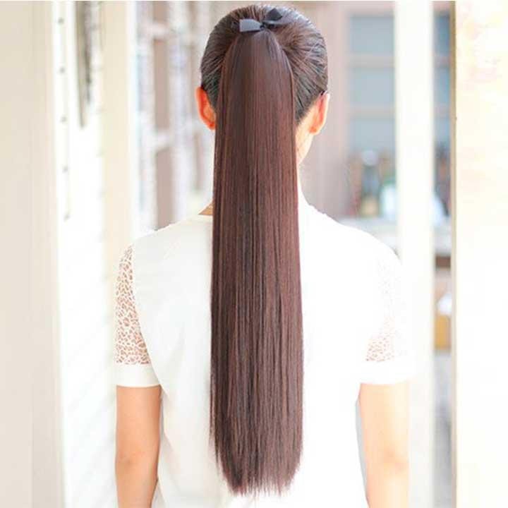 Шиньйон накладний хвіст на стрічці Didaka пряме волосся 60 см "Пшеничний блонд" Вінниця - фото 5