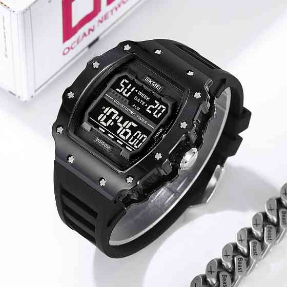 Skmei 2296BTBKBK Bright Black SBR Київ