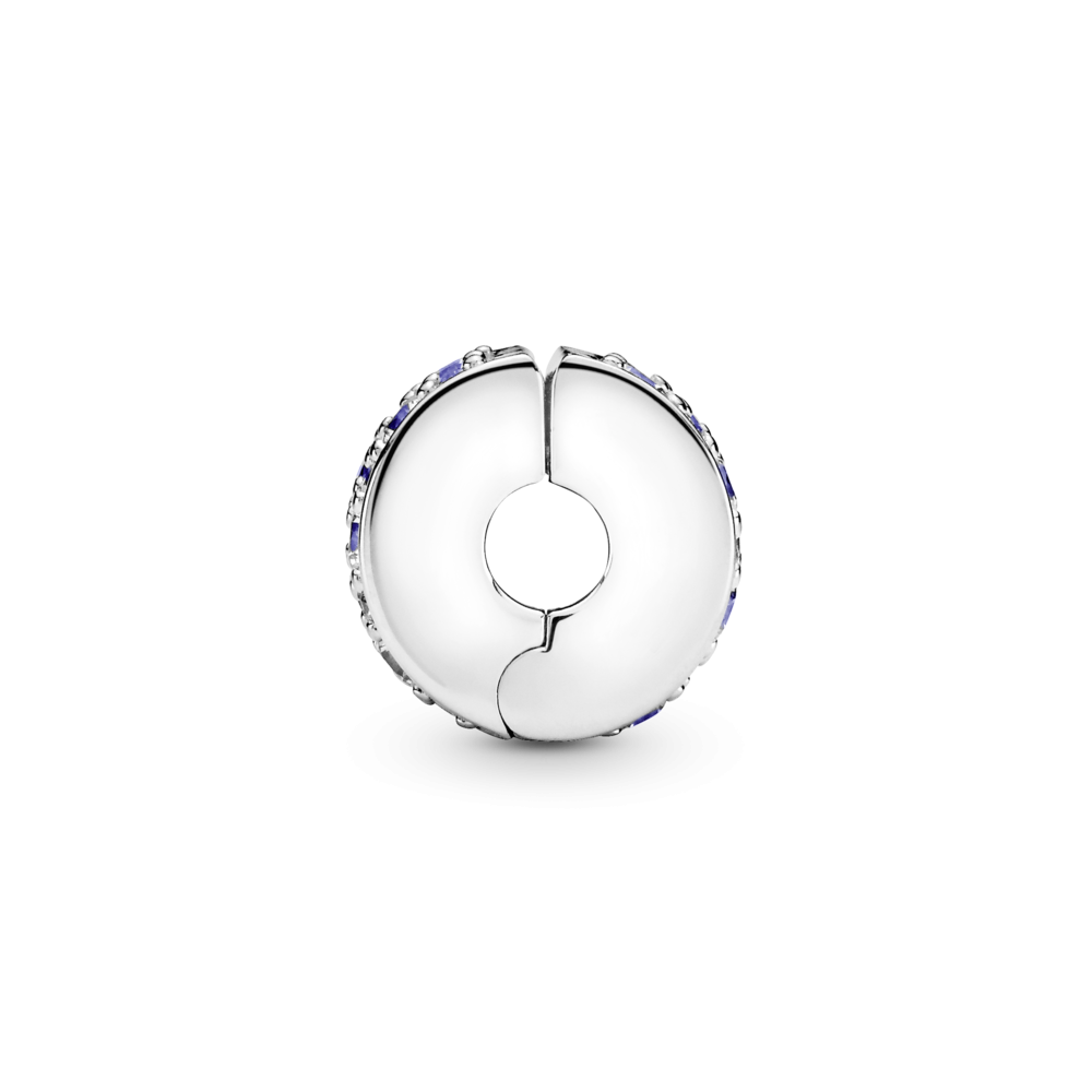Серебряный шарм-клипса Пандора  Синий Паве 791817NSBMXMasterSem Киев - изображение 2