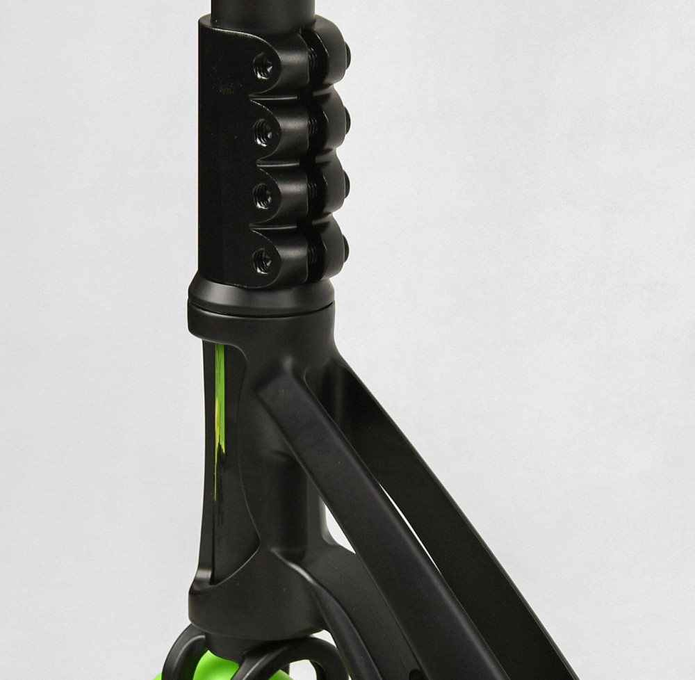 Самокат трюковий Best Scooter SCS-система пеги алюмінієвий диск та дека Чорно-зелений (MT-60611) Чернигов - изображение 7