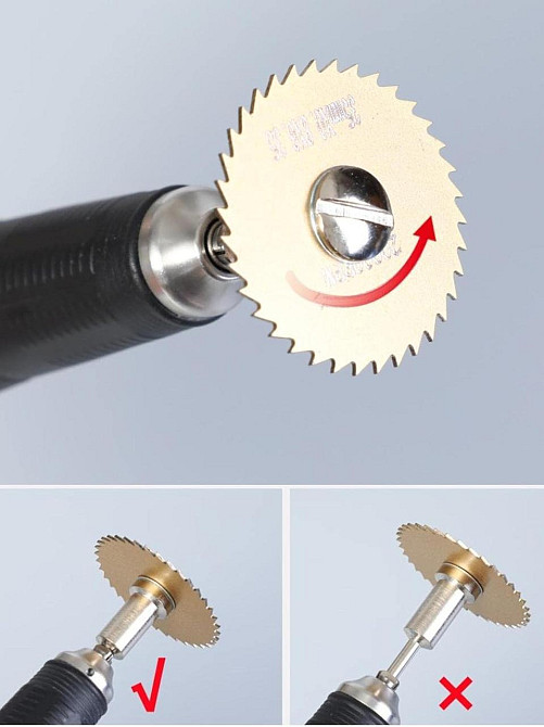 Набор отрезных кругов 6шт с держателями 22-50мм Киев - изображение 6