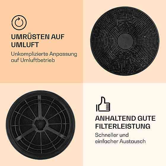 Фильтр с активированным углем для вытяжек Запчасть 2 фильтра Ø17,5 см (Германия, читать описание) Ровно