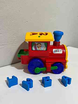 Детский сортер-паровоз 