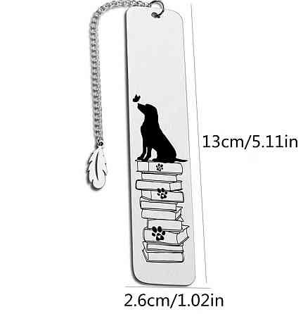 Закладка для книг металлическая с цепочкой и подвеской перо 13 см Киев