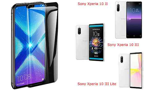 Защитное стекло NeoGlass для Sony Xperia 10 II, Xperia 10 III, Xperia 10 III Lite – ультрапрозрачное и Киев
