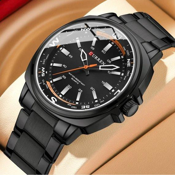 Годинник чоловічий наручний Curren Sailor (Чорний) Київ - фото 3