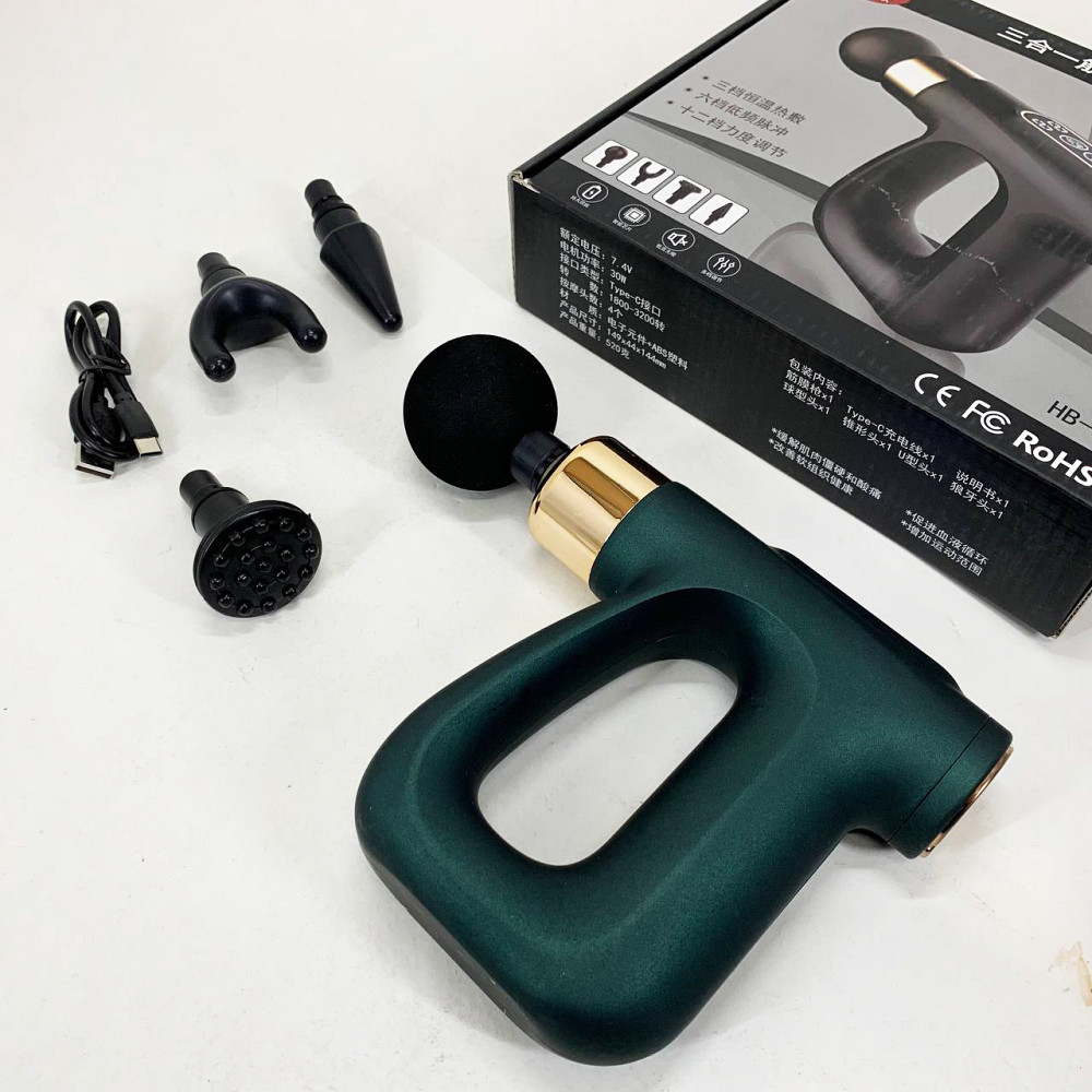 Масажер для спини ручний HB-007, Апарат для масажу м'язів Універсальний масажер шиї та тіла PZ-77 Івано-Франківськ - фото 8