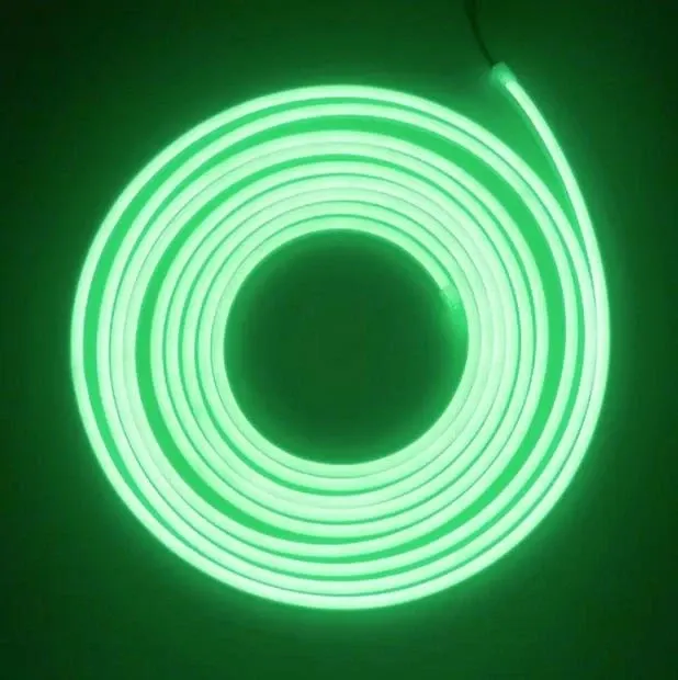 Лента Силиконовая LED NEON Зленая 5м Green 12V-220V Одесса - изображение 3
