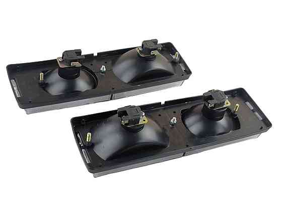 Фонарь задний (черный корпус) тюнинг белый/белый (к-кт 2 шт) 21011 Мукачево