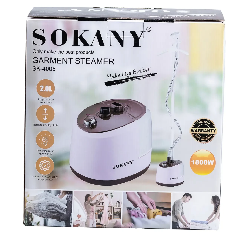 Sokany Підлоговий відпарювач для одягу Sokany SK4005P на 2 л 1800 Вт рожевий Коломыя - изображение 7