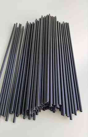 Трубочка алкогольна d3 21см Махито чорна (500 шт) Харків