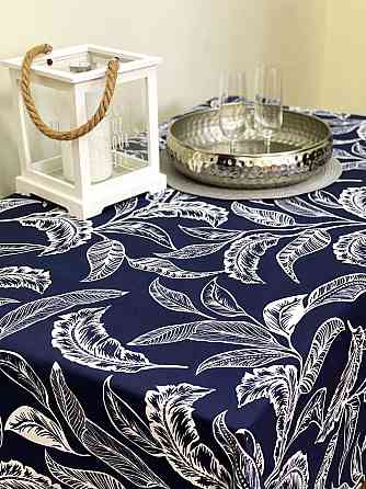 Ecotton Скатертина Ecotton DUCK 170х200 см водовідштовхувальна синя 2894-25 Blue Киев