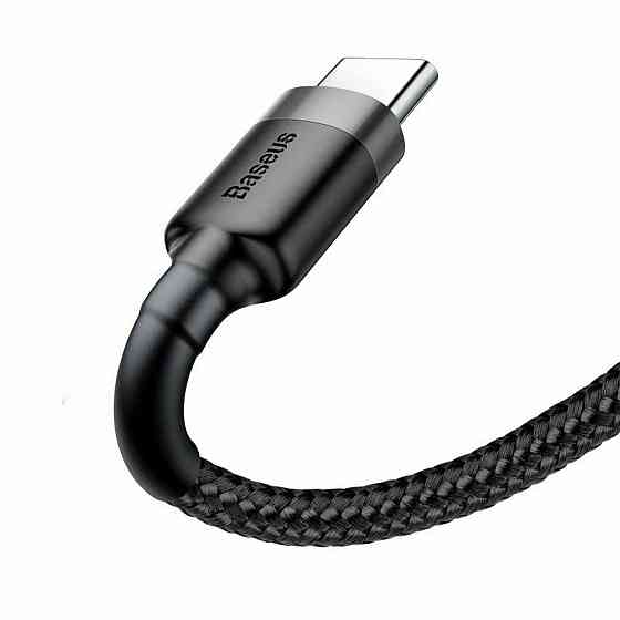 Кабель USB - Type-C Baseus Cafule Cable 3A 0.5m колір сіро-чорний CATKLF-AG1 Одеса