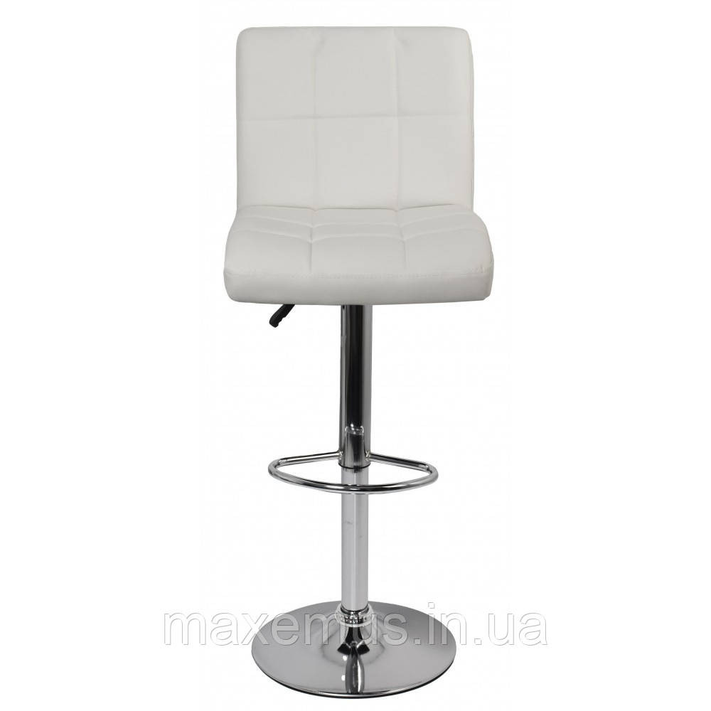 Барный стул для барной стойки хокер с спинкой на кухню кресло барное Hoker экокожа Bonro BC-0106 бел Львов - изображение 8