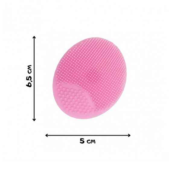 Силіконова мочалка для купання новонароджених MGZ-0923(PInk) Вінниця