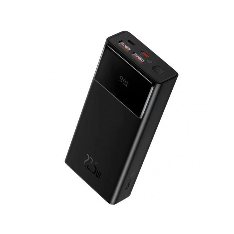 Зовнішній акумулятор Baseus Star-Lord Digital Display Fast Charge Power Bank 20000mAh 22.5W Black Київ - фото 7