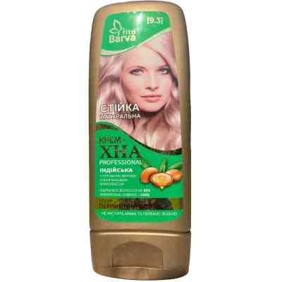 Хна Fito Barva Professional Індійська крем-хна в готовому вигляді 9.3 - Перлинний блонд 140 мл (4820098542277) Вінниця